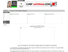 Tablet Screenshot of chef-japonais.com